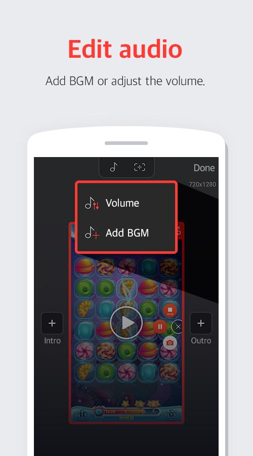 اسکرین شات 3 برنامه Editto - Mobizen video editor