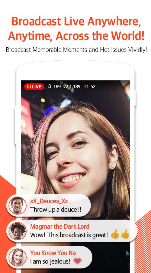 اسکرین شات 1 برنامه Mobizen Live