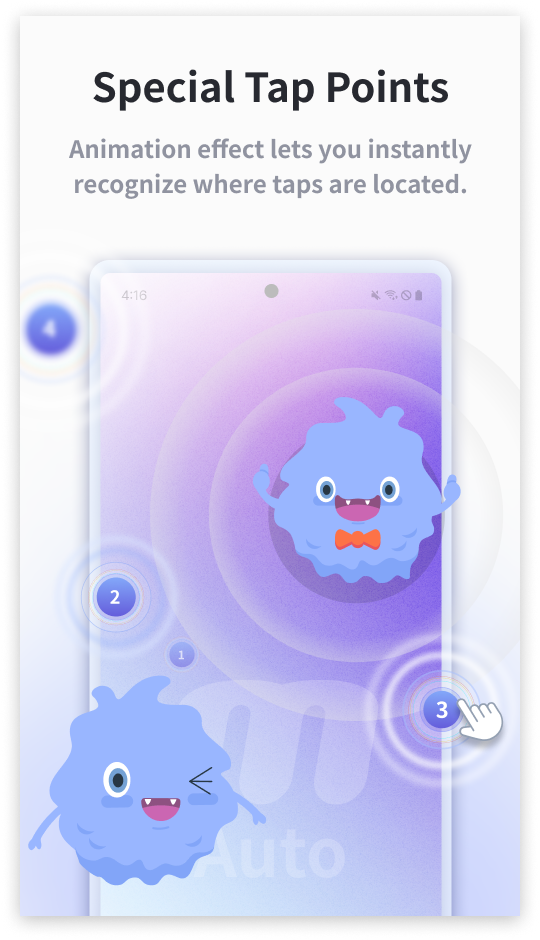 اسکرین شات 1 برنامه Mobizen Auto - Auto Clicker