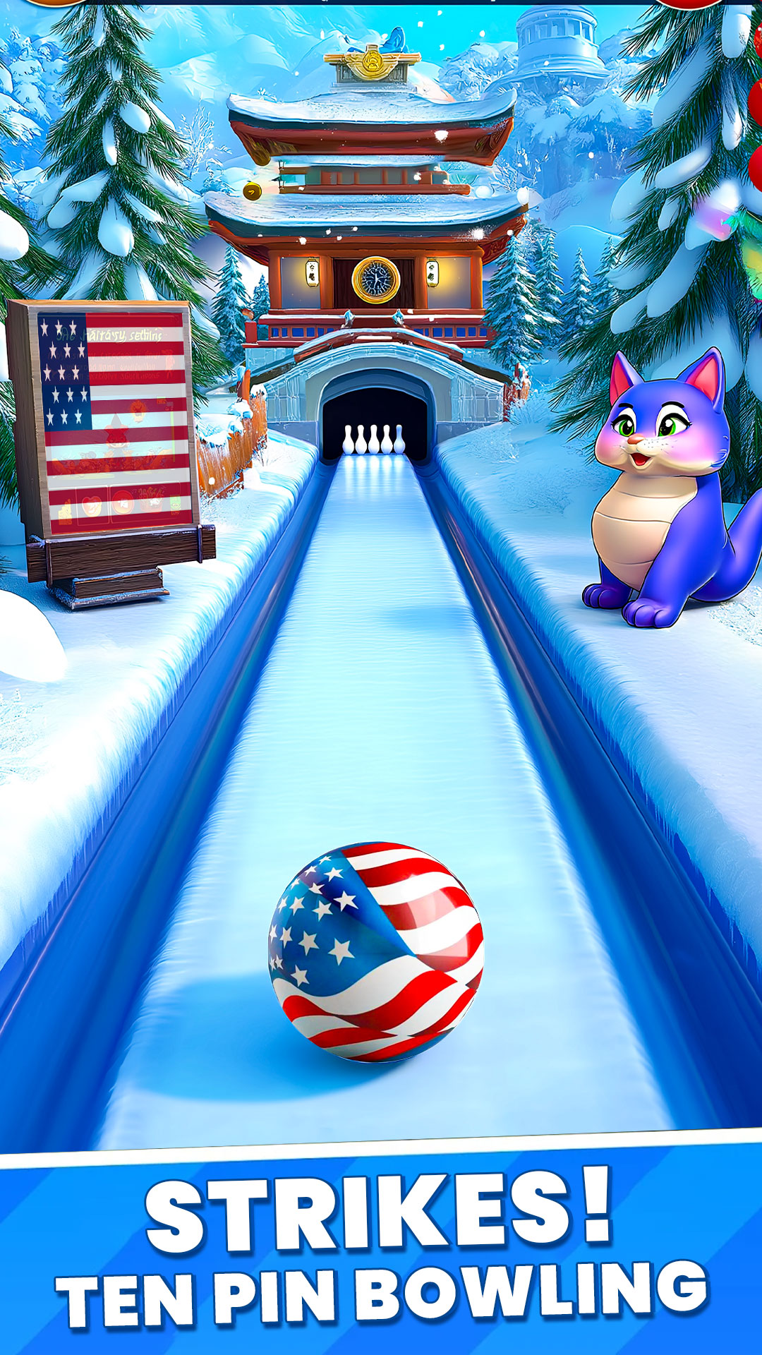 اسکرین شات 1 بازی Bowling Games 3D Ball Game