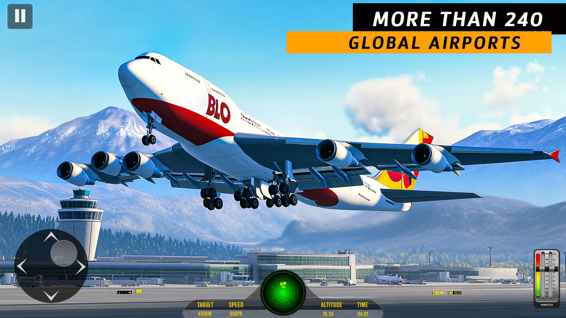 اسکرین شات 6 بازی Real Plane Flying Simulator