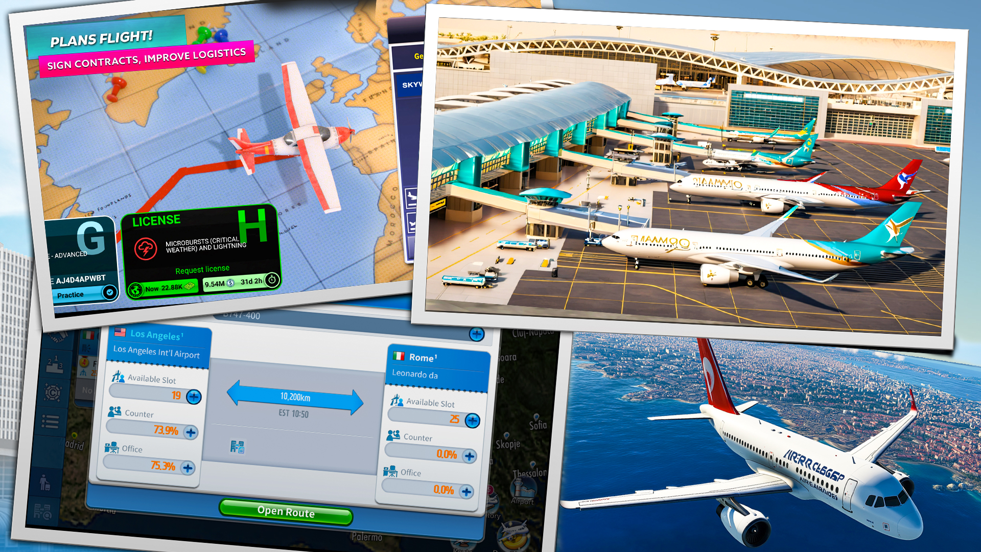 اسکرین شات 3 بازی Real Plane Flying Simulator