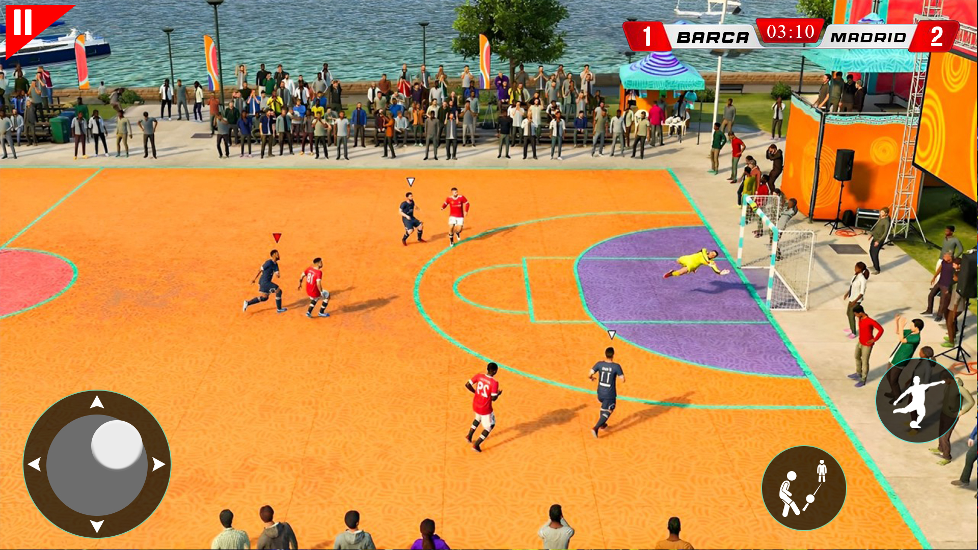 اسکرین شات 2 بازی Street Soccer: Futsal Games