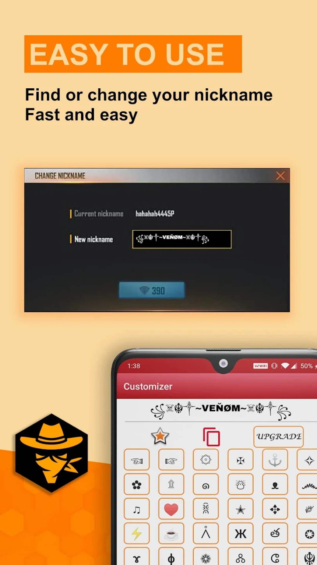اسکرین شات 6 برنامه Nickname Generator for Gamers