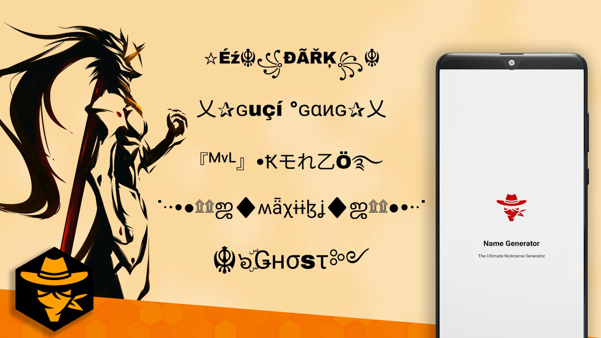 اسکرین شات 1 برنامه Nickname Generator for Gamers