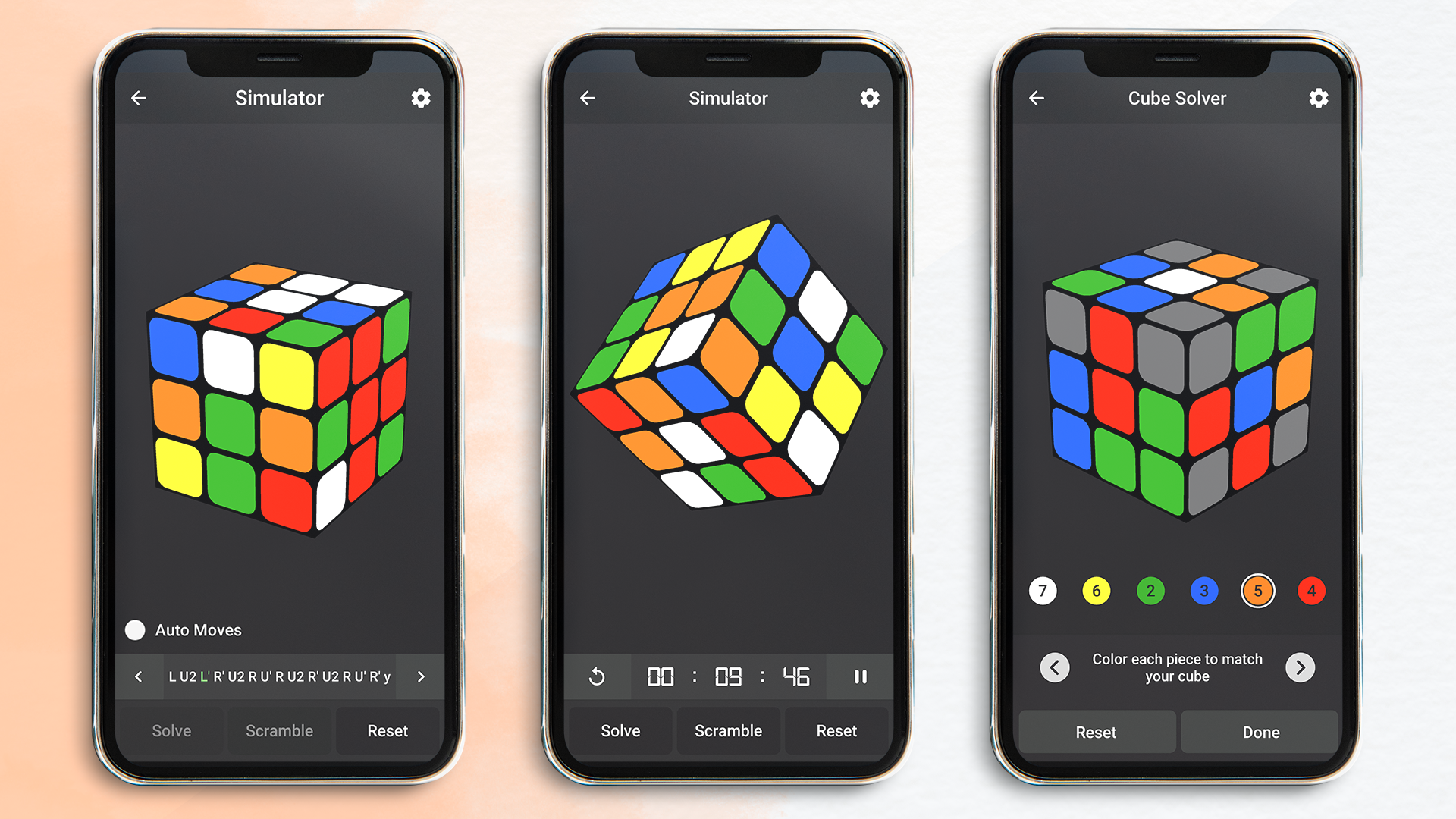 اسکرین شات 1 بازی Cube Solver - Solve Any Cube