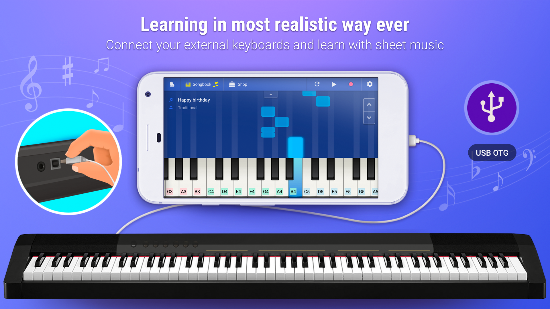 اسکرین شات 6 برنامه Piano +
