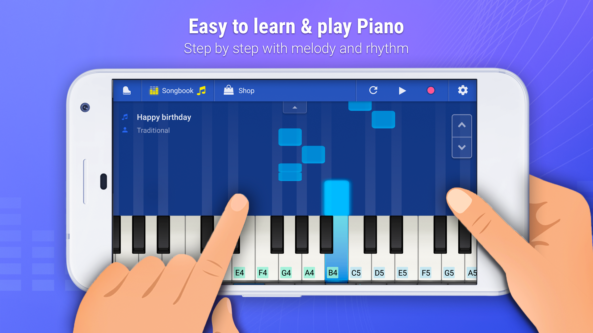 اسکرین شات 1 برنامه Piano +