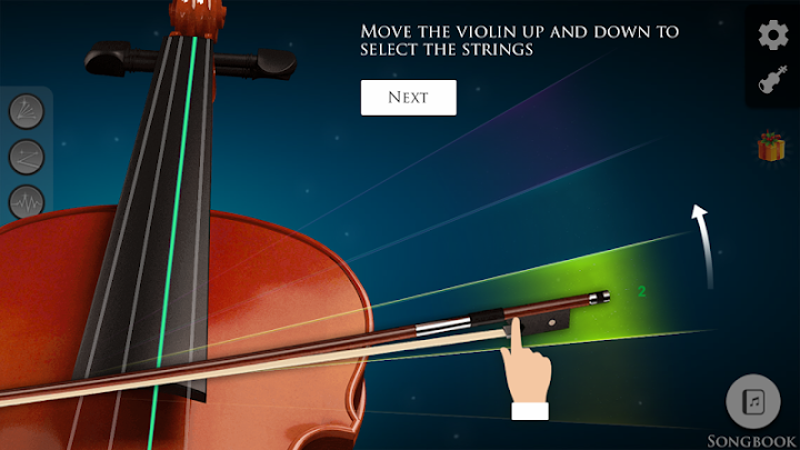 اسکرین شات 3 برنامه Violin: Magical Bow