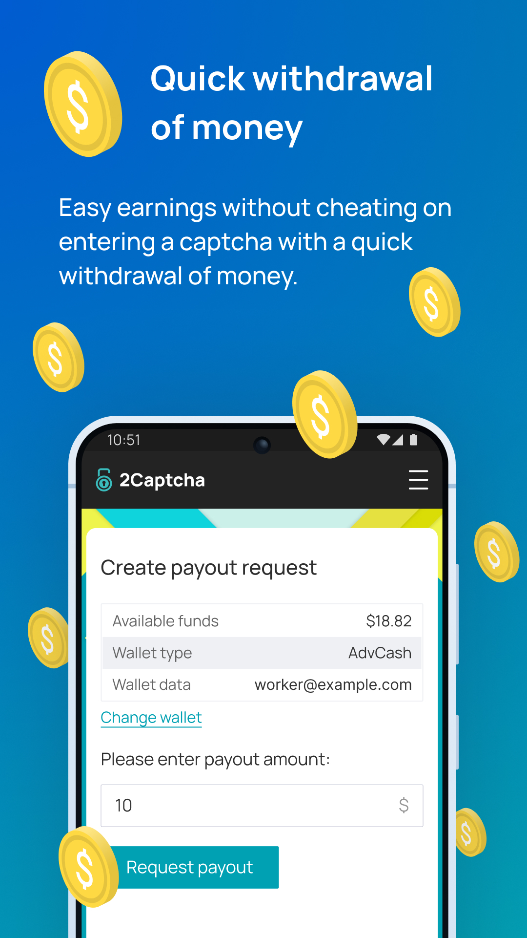 اسکرین شات 4 برنامه 2Captcha Bot