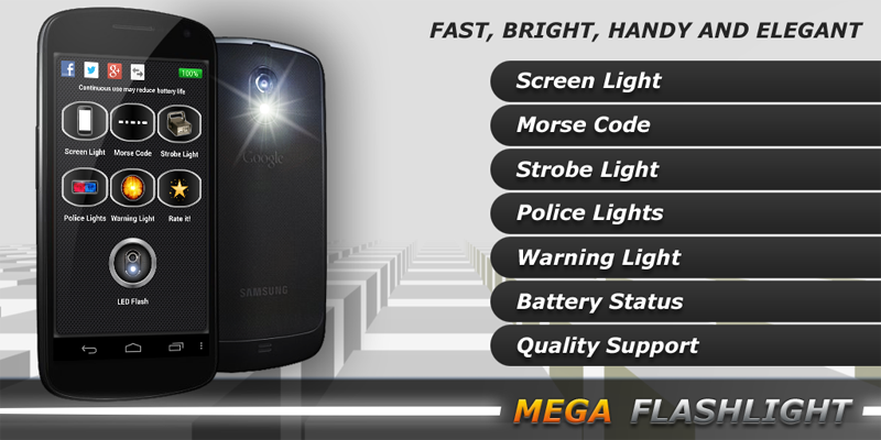 اسکرین شات 8 برنامه Flashlight
