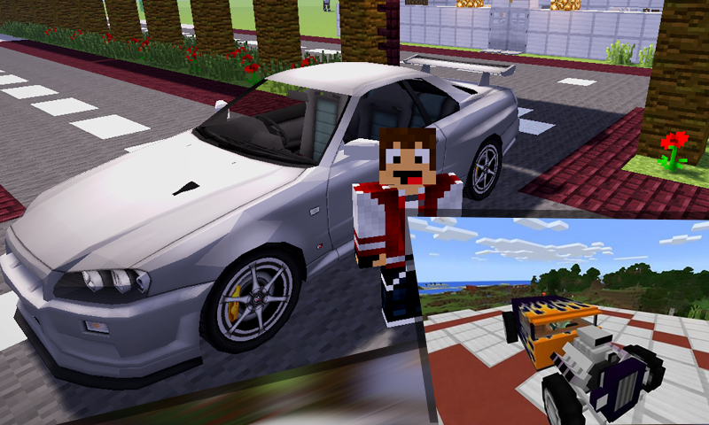 اسکرین شات 2 برنامه Car mod for MCPE