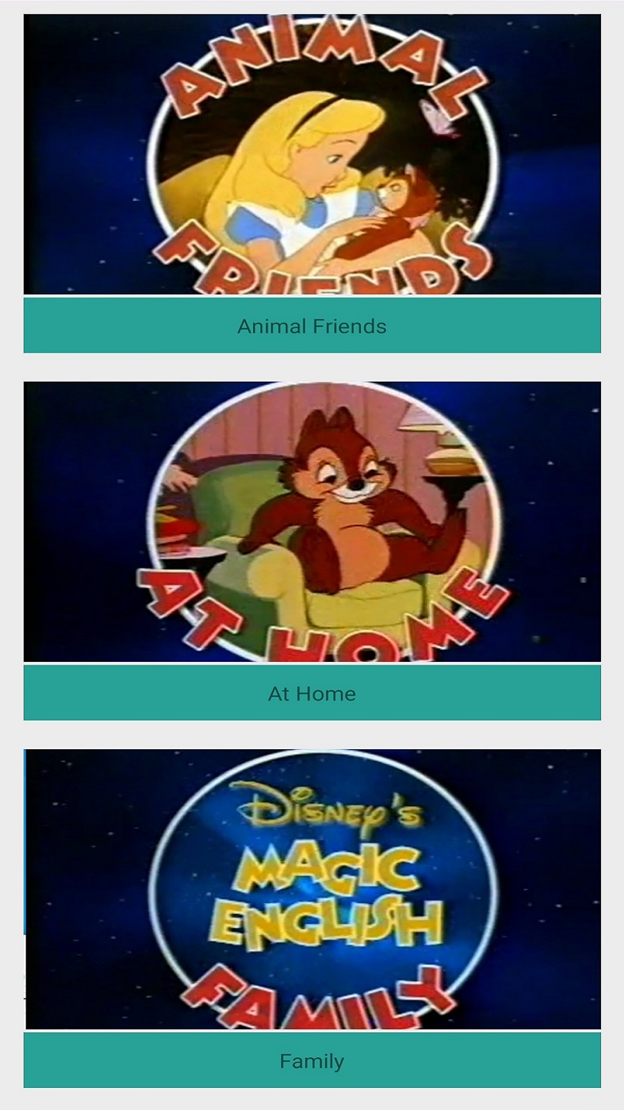 اسکرین شات 2 برنامه آموزش شنیداری زبان انگلیسی