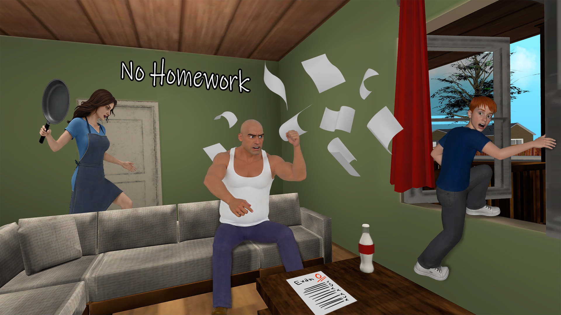 اسکرین شات 3 بازی Fear Kid: House Escape