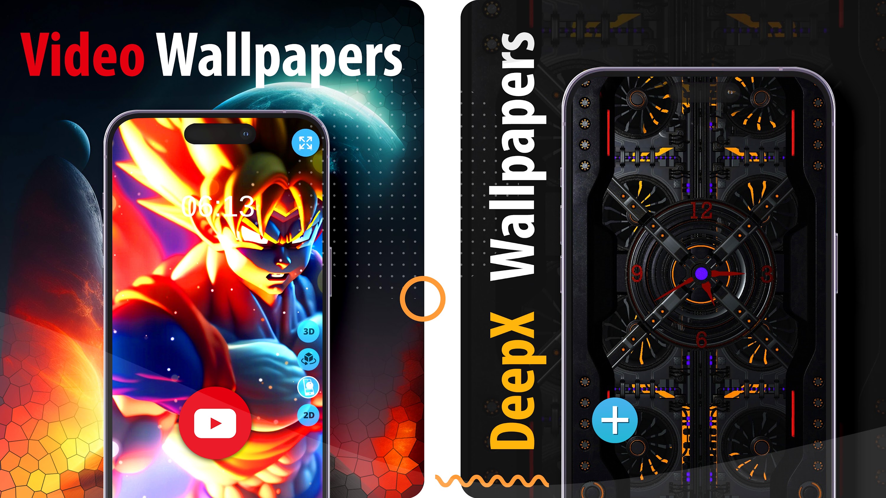 اسکرین شات 2 برنامه DeepX Wallpapers +3D