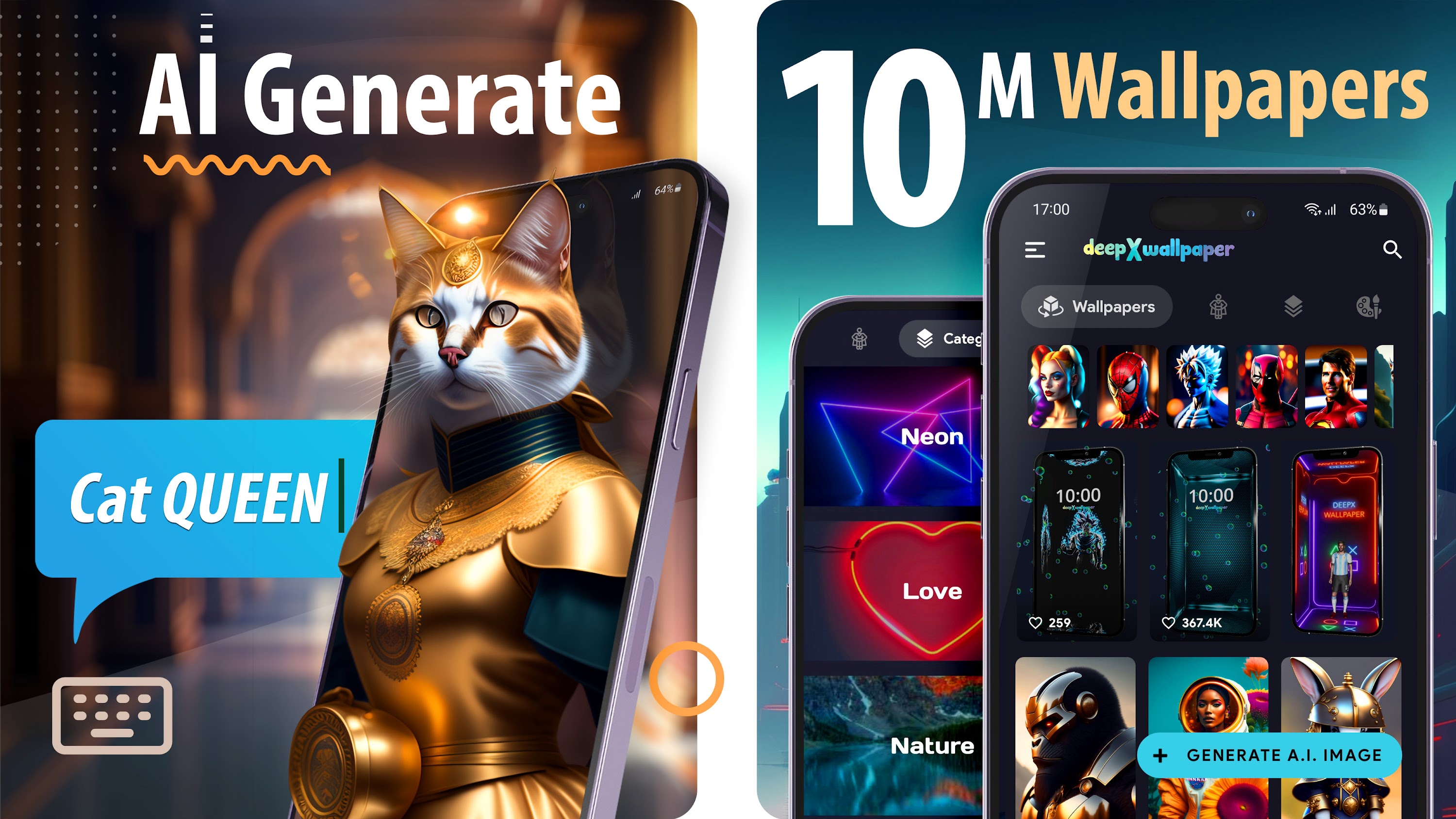 اسکرین شات 3 برنامه DeepX Wallpapers +3D