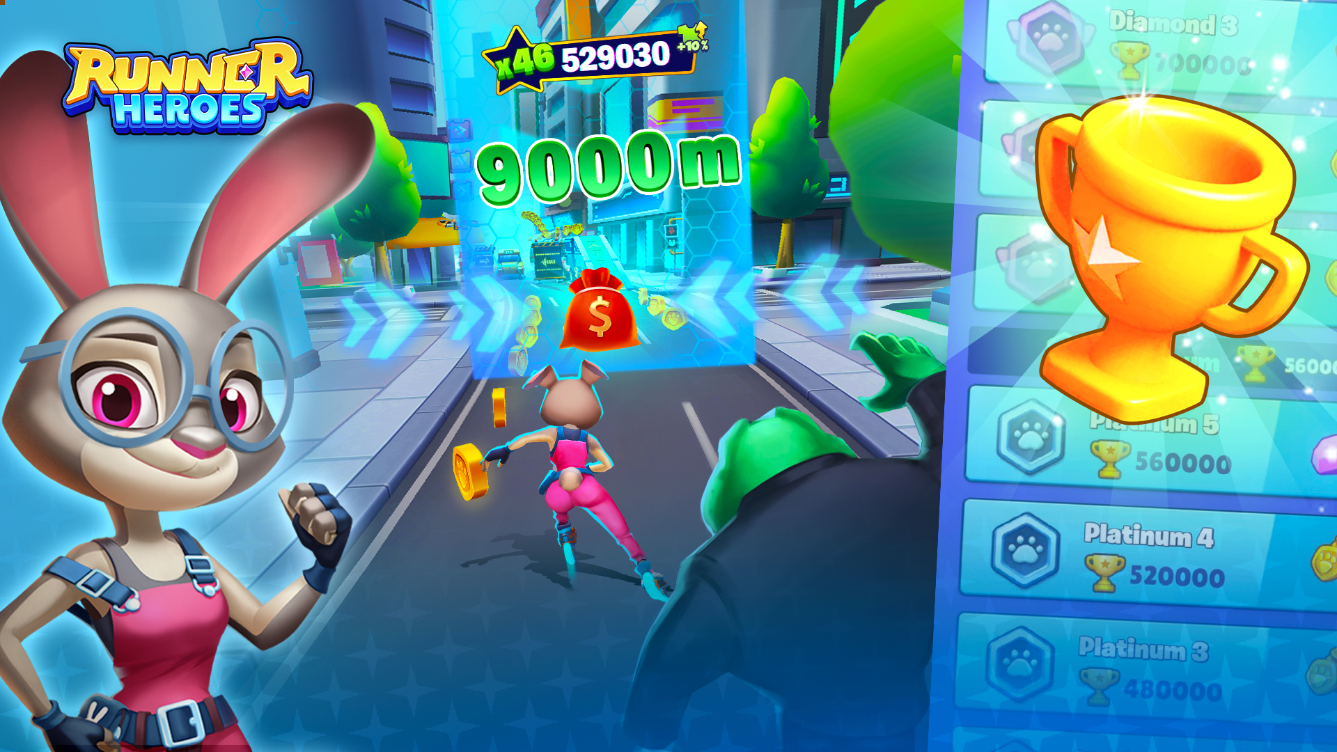 اسکرین شات 7 بازی Runner Heroes: Endless Skating