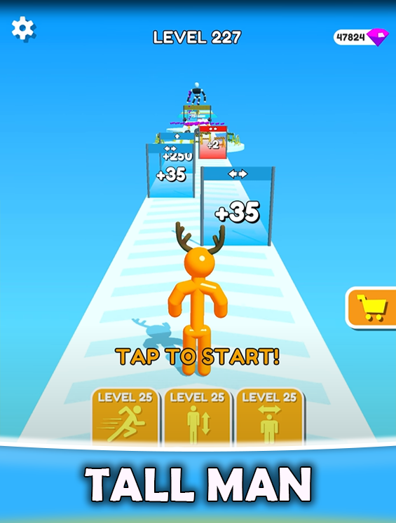 اسکرین شات 7 بازی Tall Man Run 3D - Blob Runner