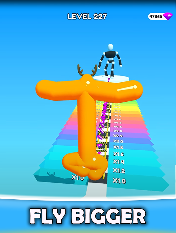 اسکرین شات 2 بازی Tall Man Run 3D - Blob Runner