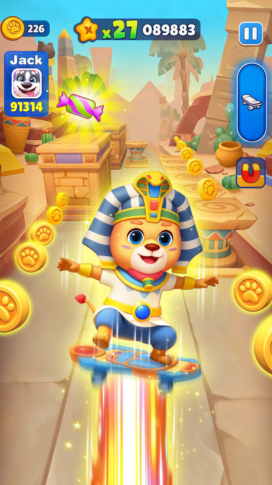 اسکرین شات 3 بازی Running Pet: Dec Rooms