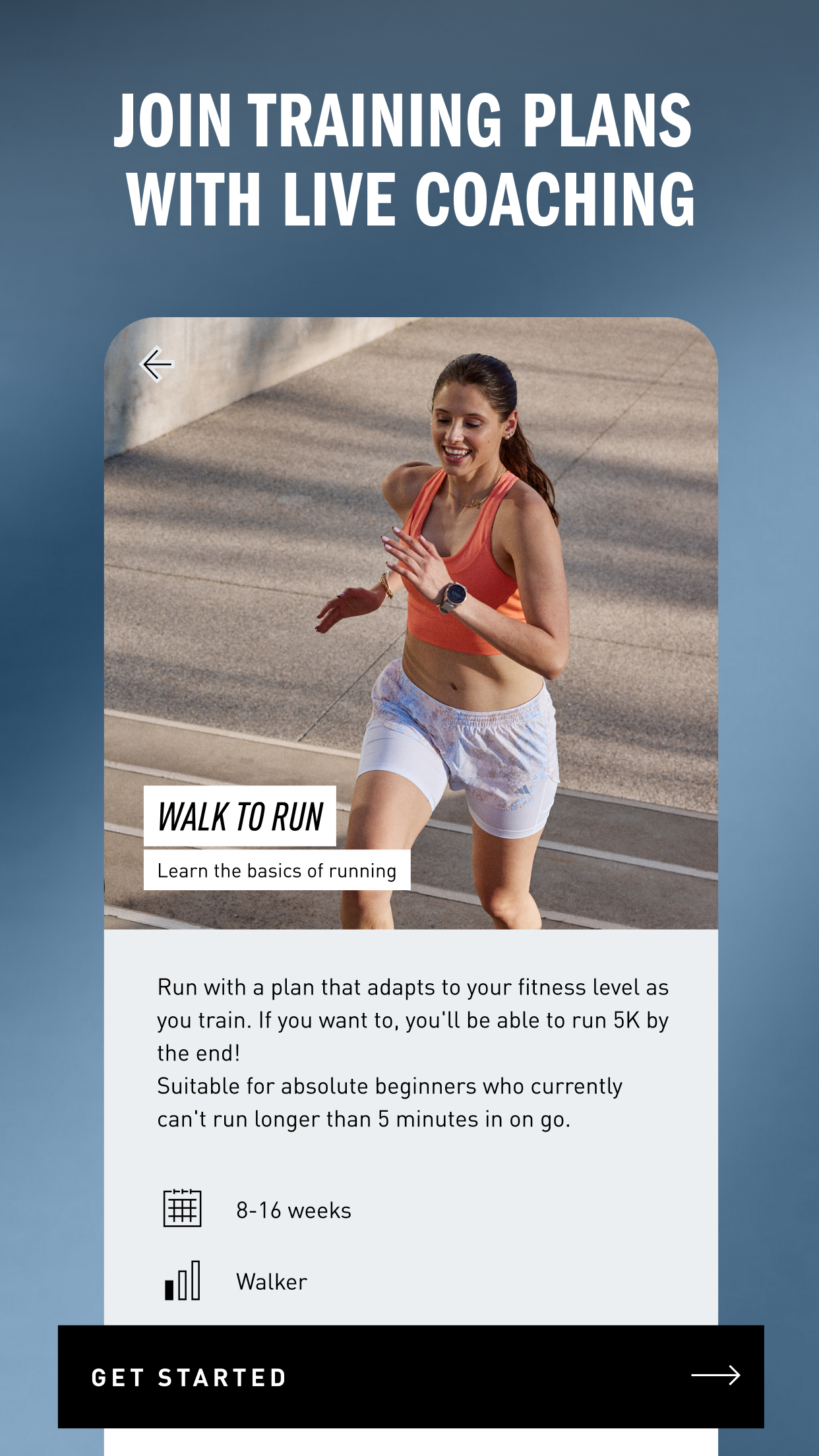 اسکرین شات 6 برنامه adidas Running: Run Tracker