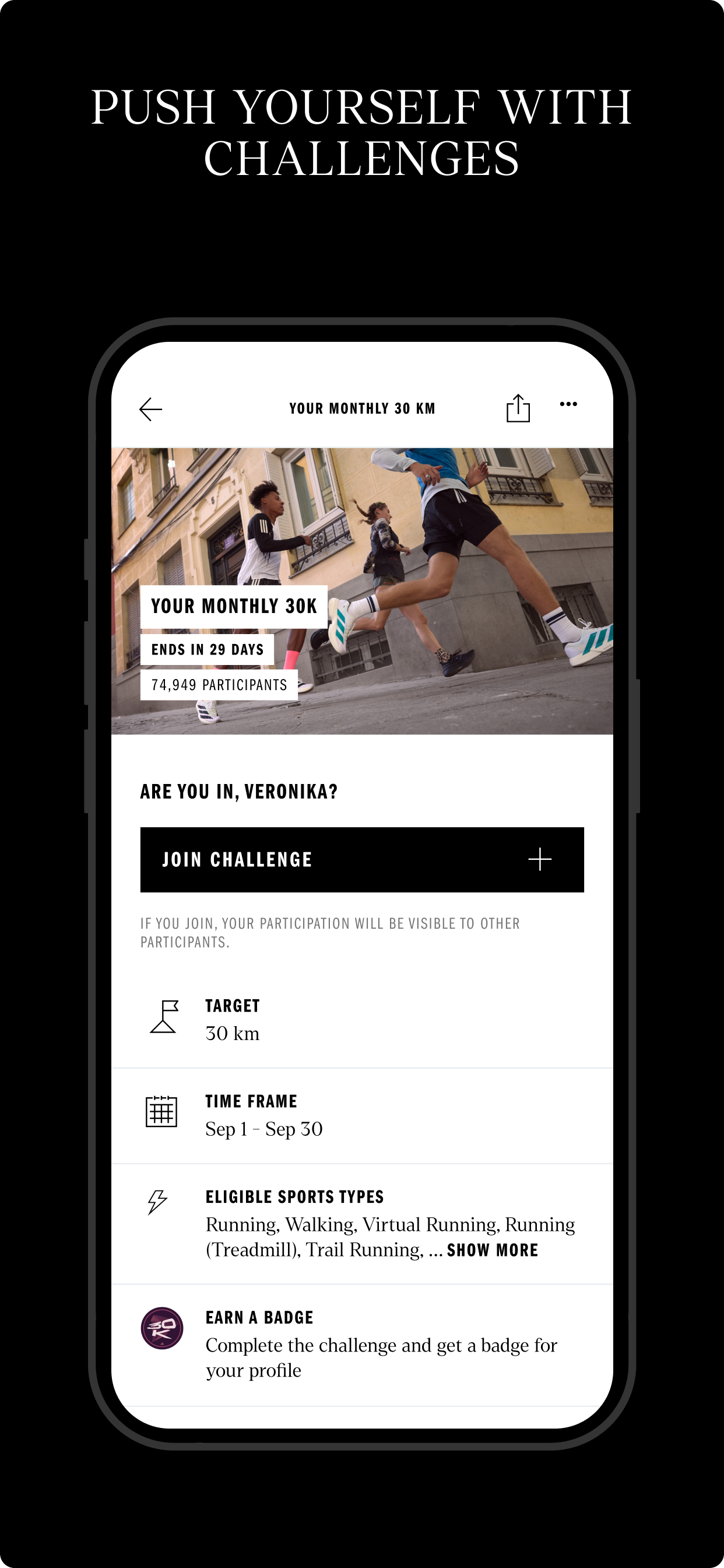 اسکرین شات 2 برنامه adidas Running: Run Tracker