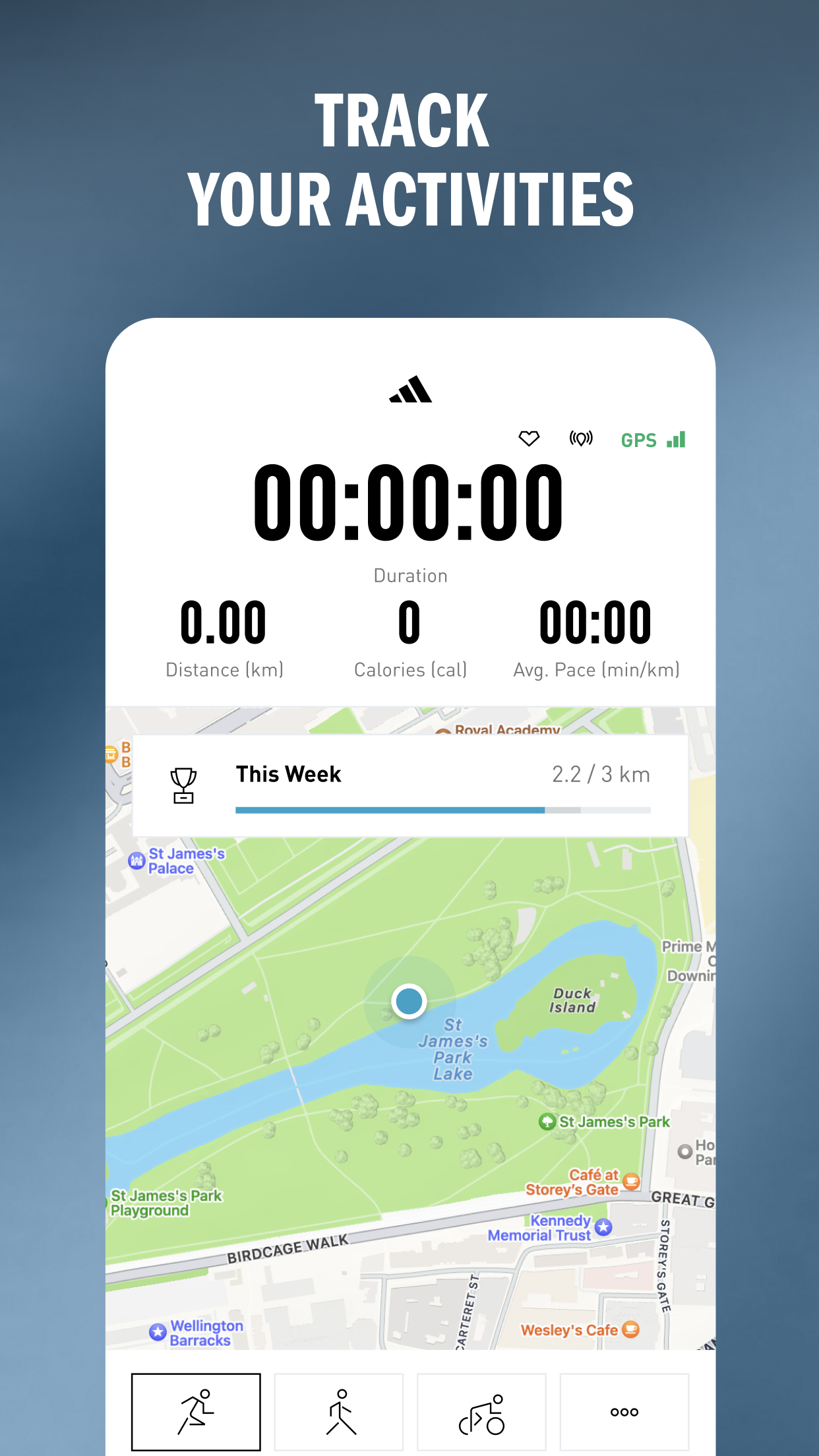 اسکرین شات 2 برنامه adidas Running: Run Tracker