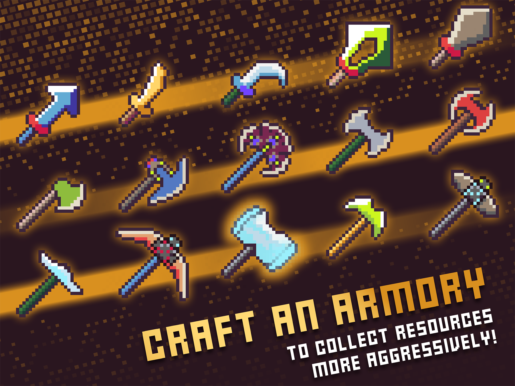 اسکرین شات 1 بازی Idle Pocket Crafter: Mine Rush