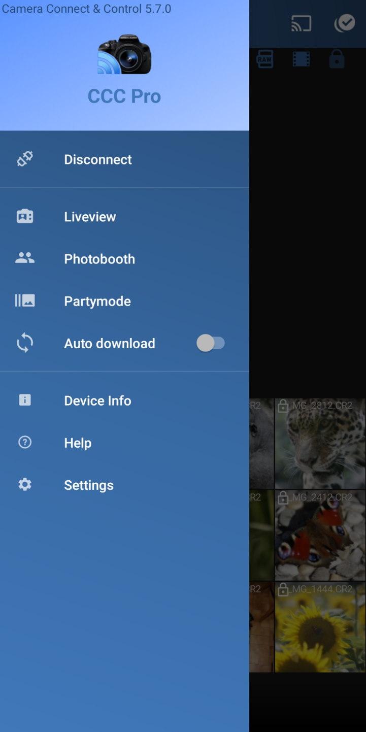 اسکرین شات 3 برنامه Camera Connect & Control
