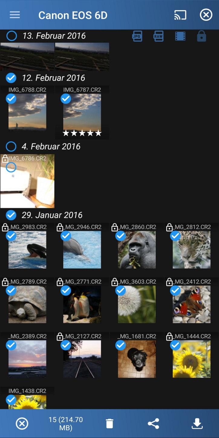 اسکرین شات 2 برنامه Camera Connect & Control