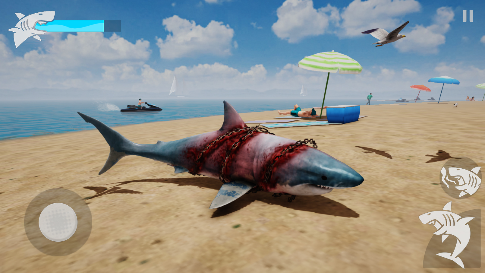 اسکرین شات 5 بازی Shark Rage