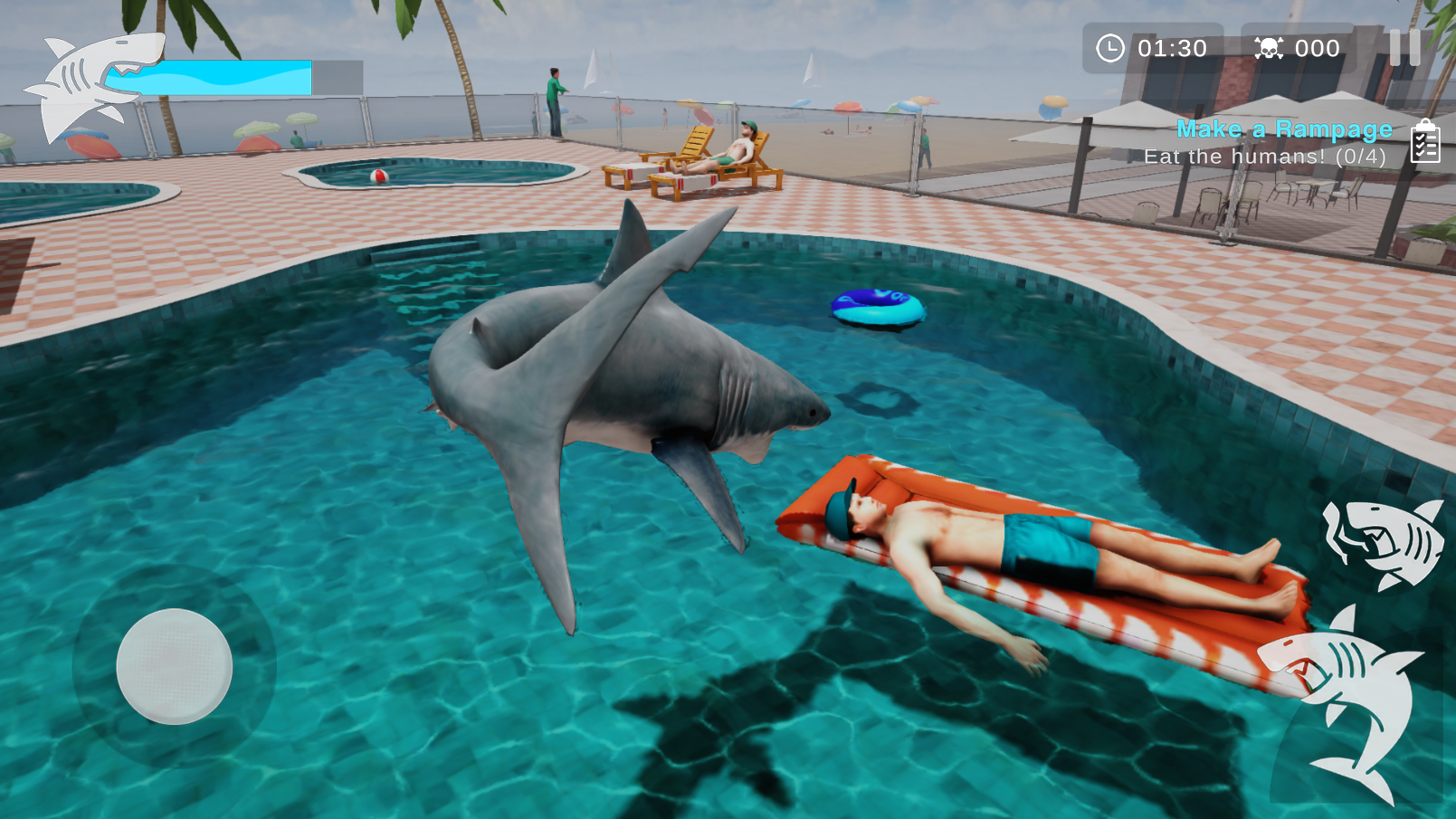 اسکرین شات 3 بازی Shark Rage