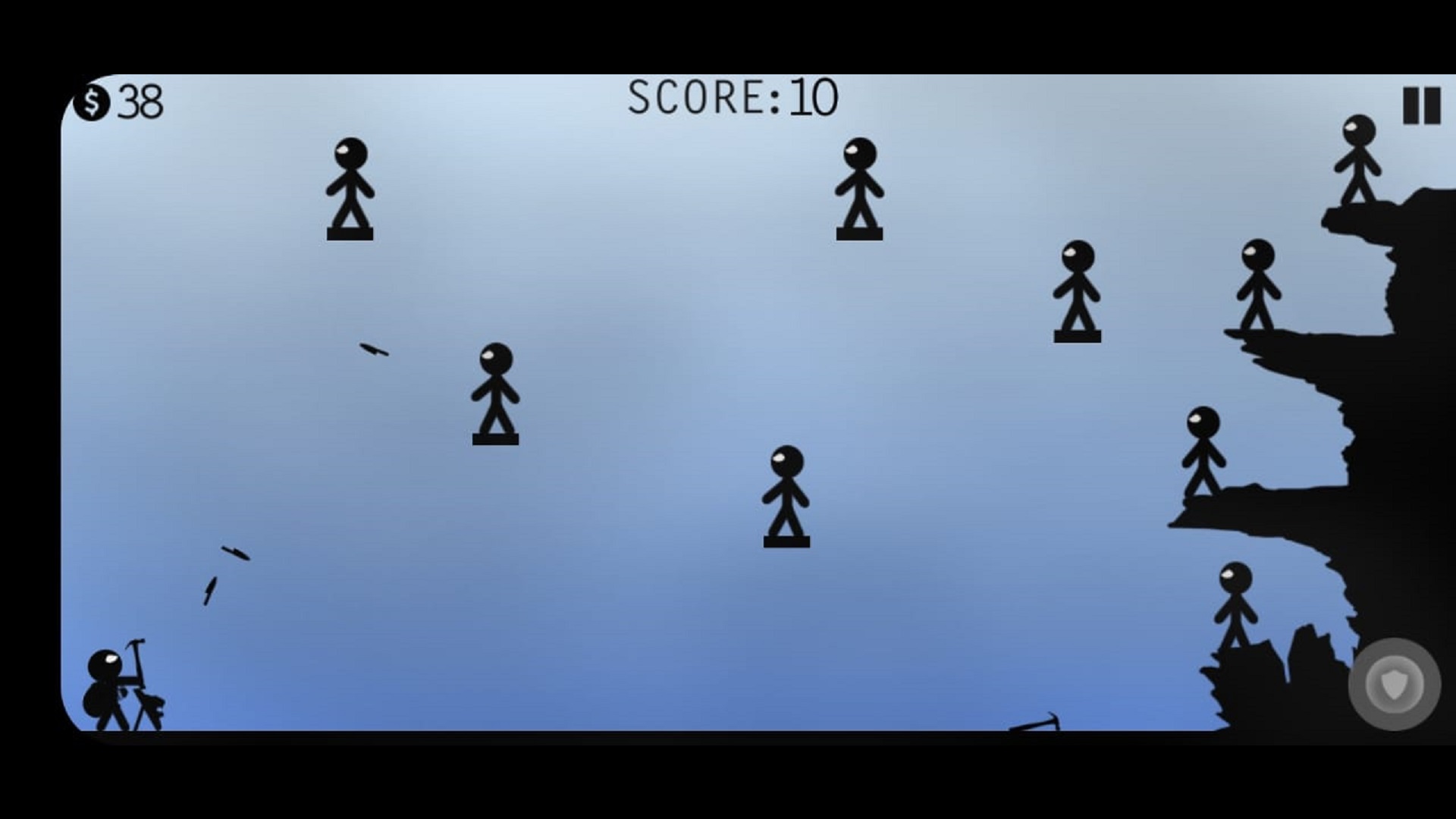 اسکرین شات 6 بازی Stickman Fight - Knife Hit