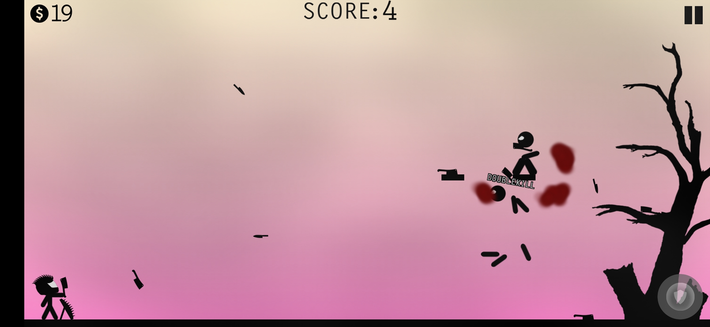 اسکرین شات 6 بازی Stickman Fight - Knife Hit