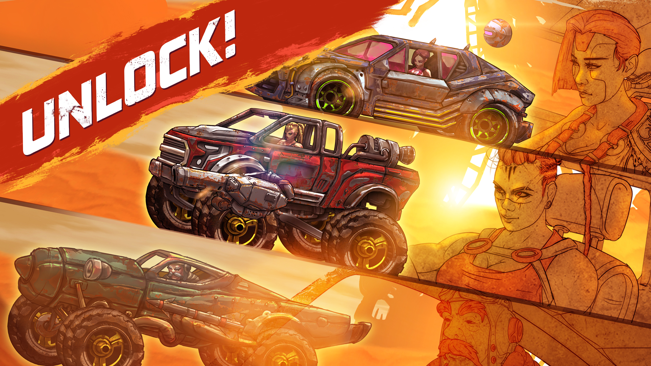 اسکرین شات 4 بازی Road Warrior: Nitro Car Battle