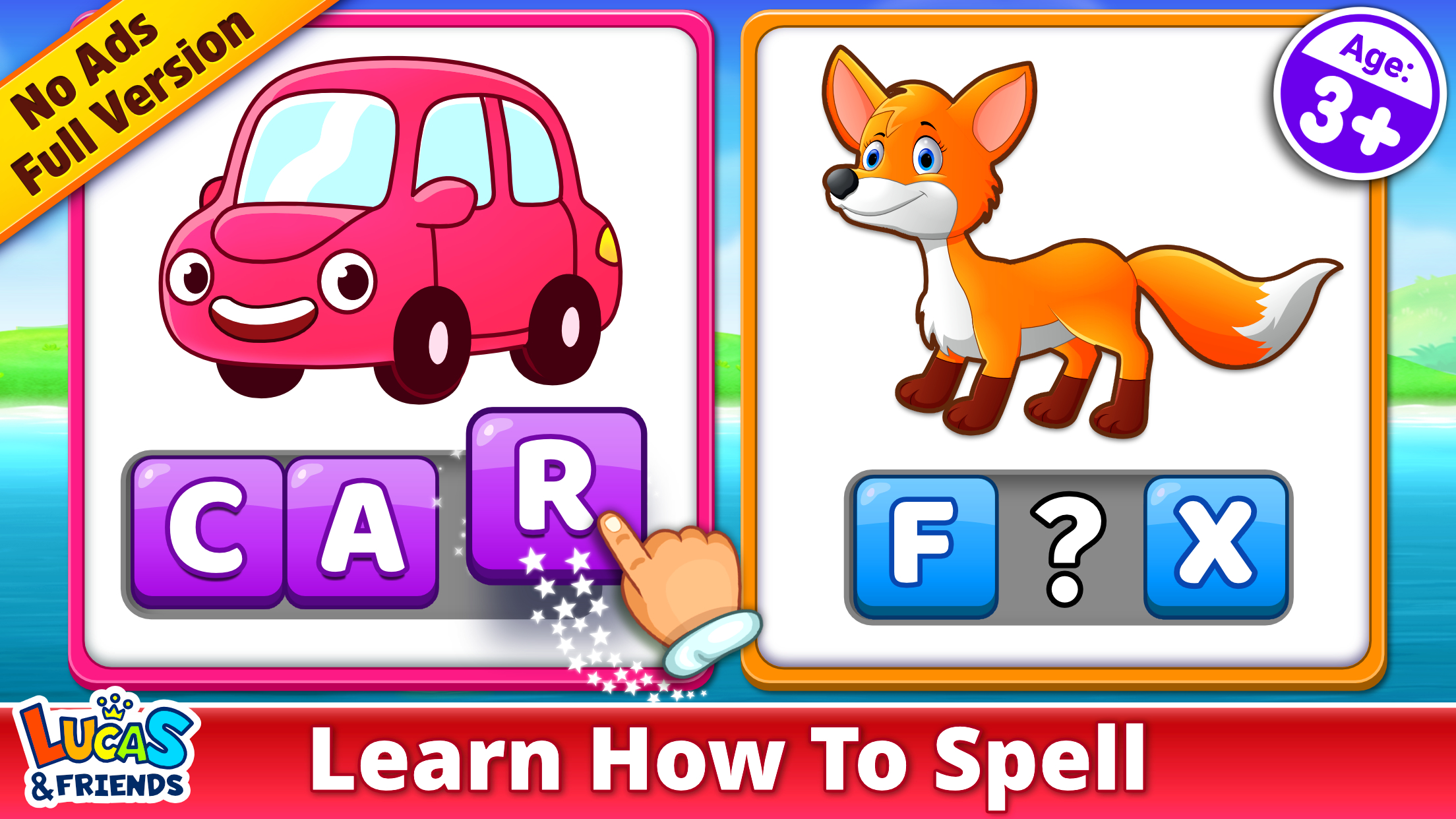 اسکرین شات 1 بازی Spelling & Phonics: Kids Games