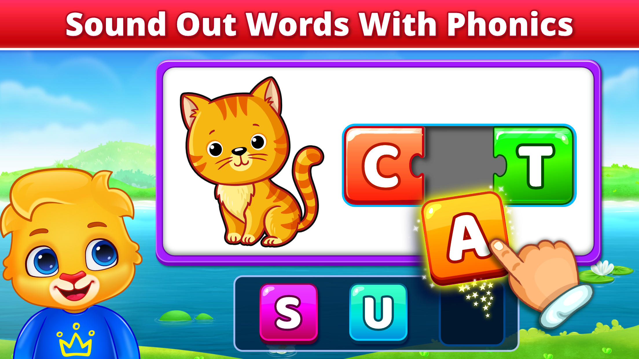 اسکرین شات 2 بازی Spelling & Phonics: Kids Games