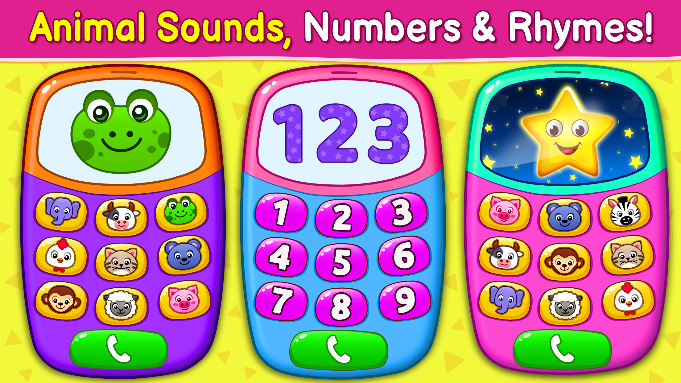 اسکرین شات 1 بازی Baby Games: Piano & Baby Phone