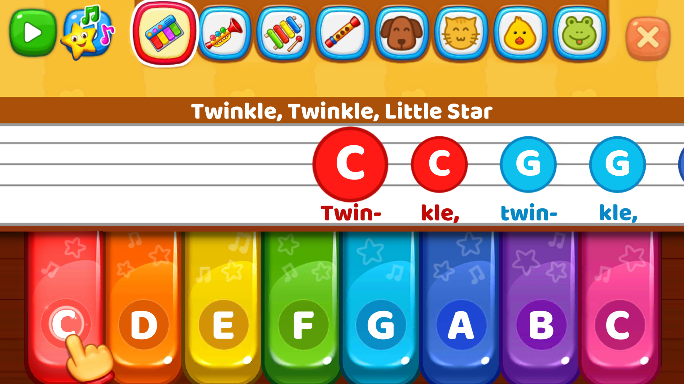 اسکرین شات 6 بازی Baby Games: Piano & Baby Phone