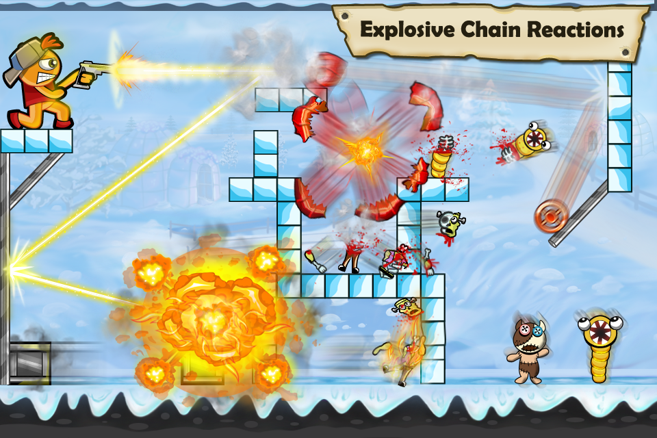 اسکرین شات 4 بازی Bloody Monsters: Bouncy Bullet