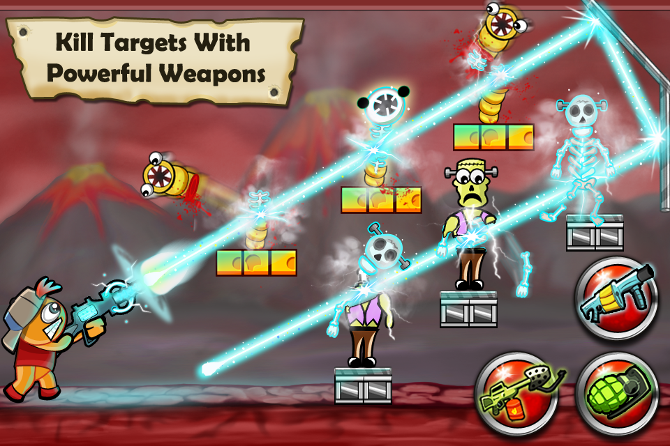 اسکرین شات 2 بازی Bloody Monsters: Bouncy Bullet