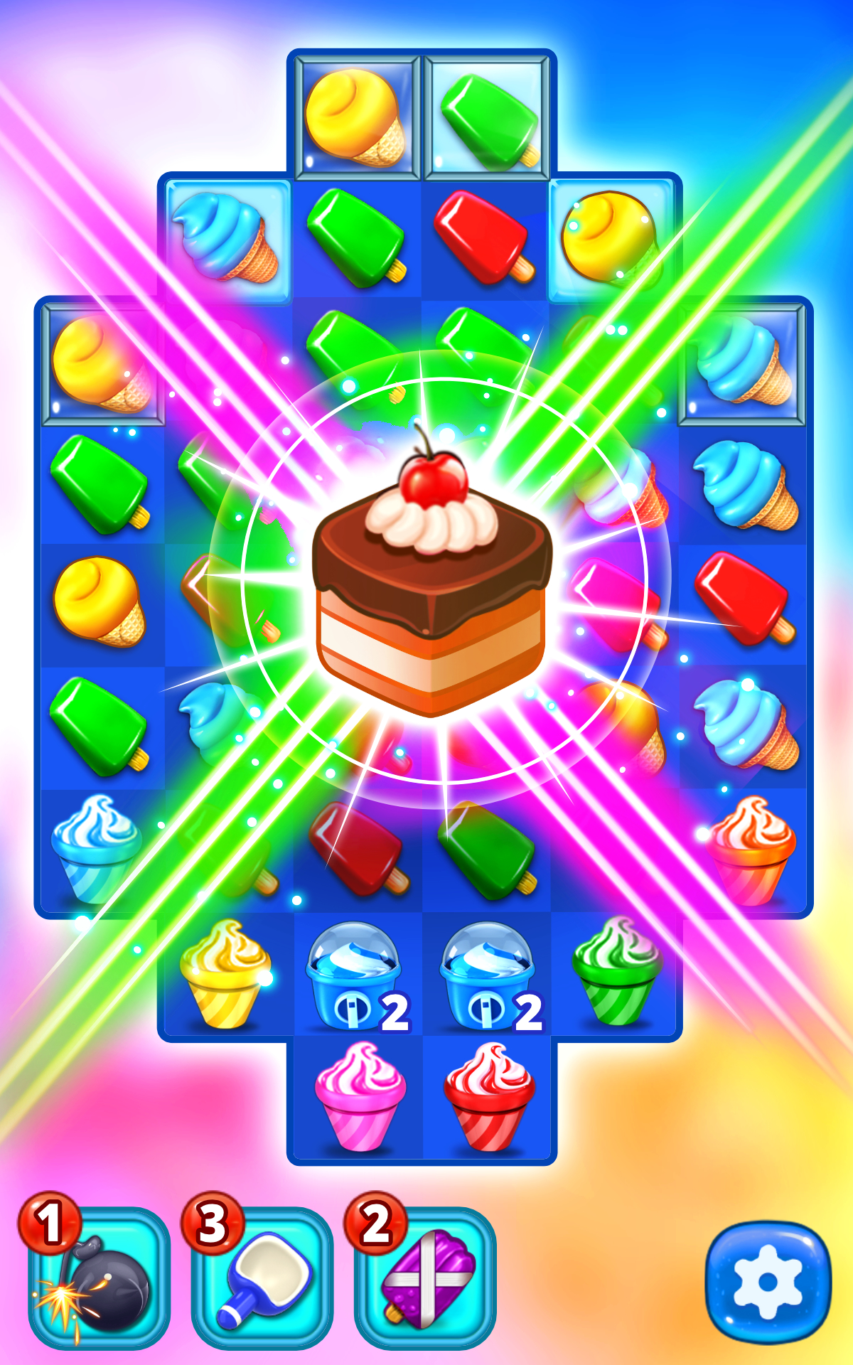 اسکرین شات 4 بازی Ice Cream Paradise: Match 3