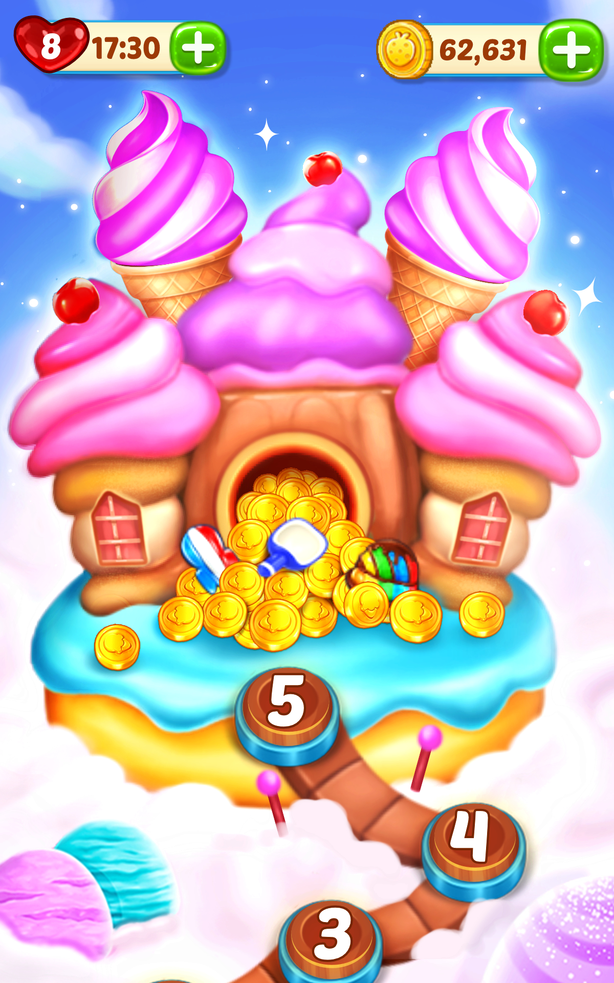 اسکرین شات 6 بازی Ice Cream Paradise: Match 3