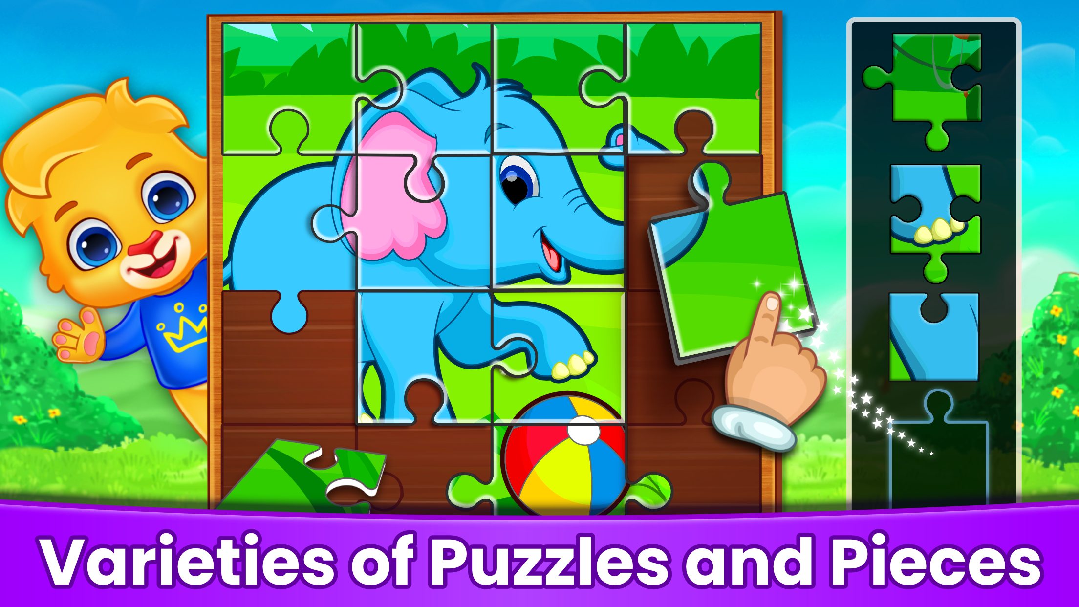 اسکرین شات 2 بازی Puzzle Kids: Jigsaw Puzzles