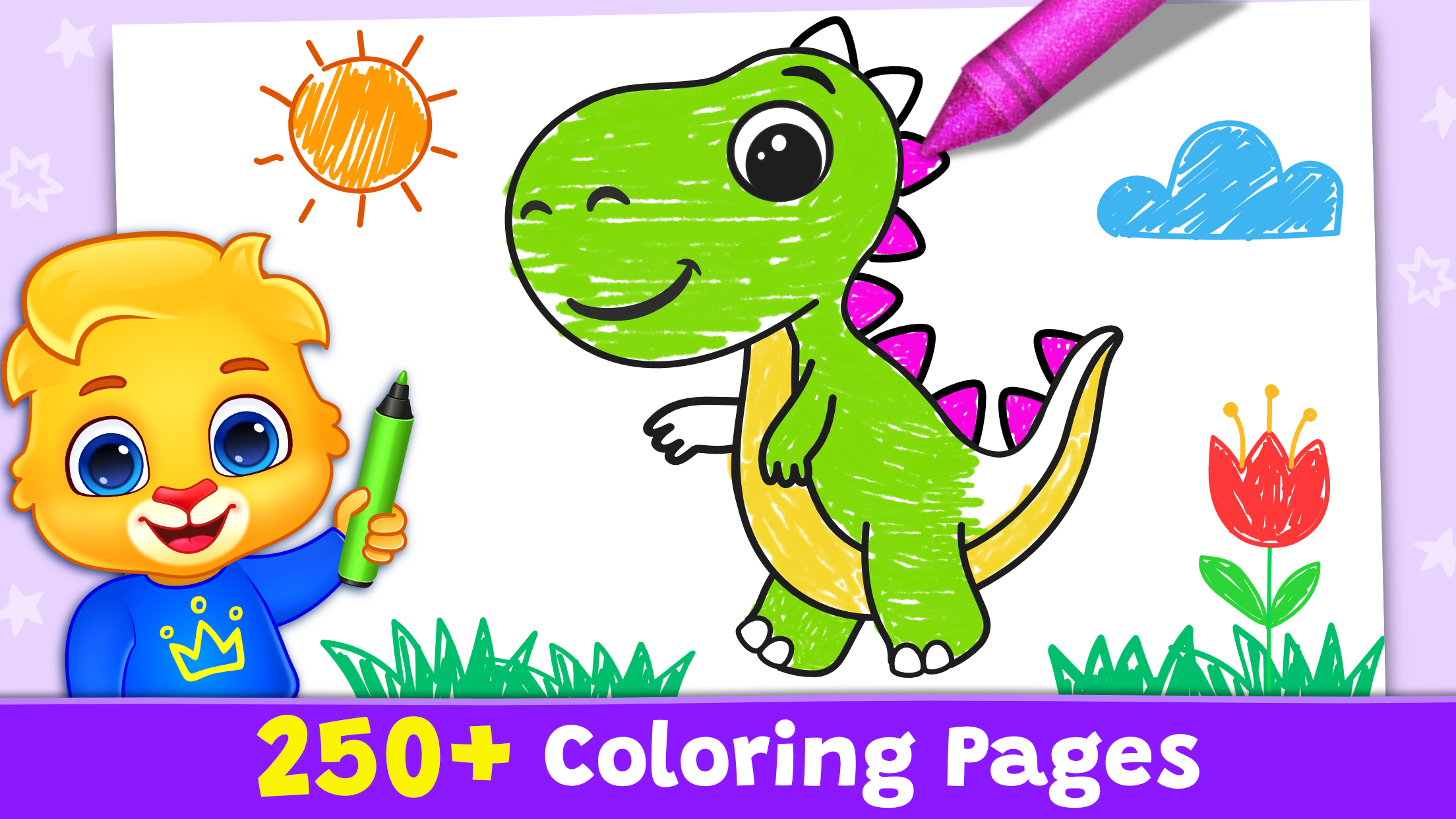 اسکرین شات 1 بازی Coloring Games: Color & Paint
