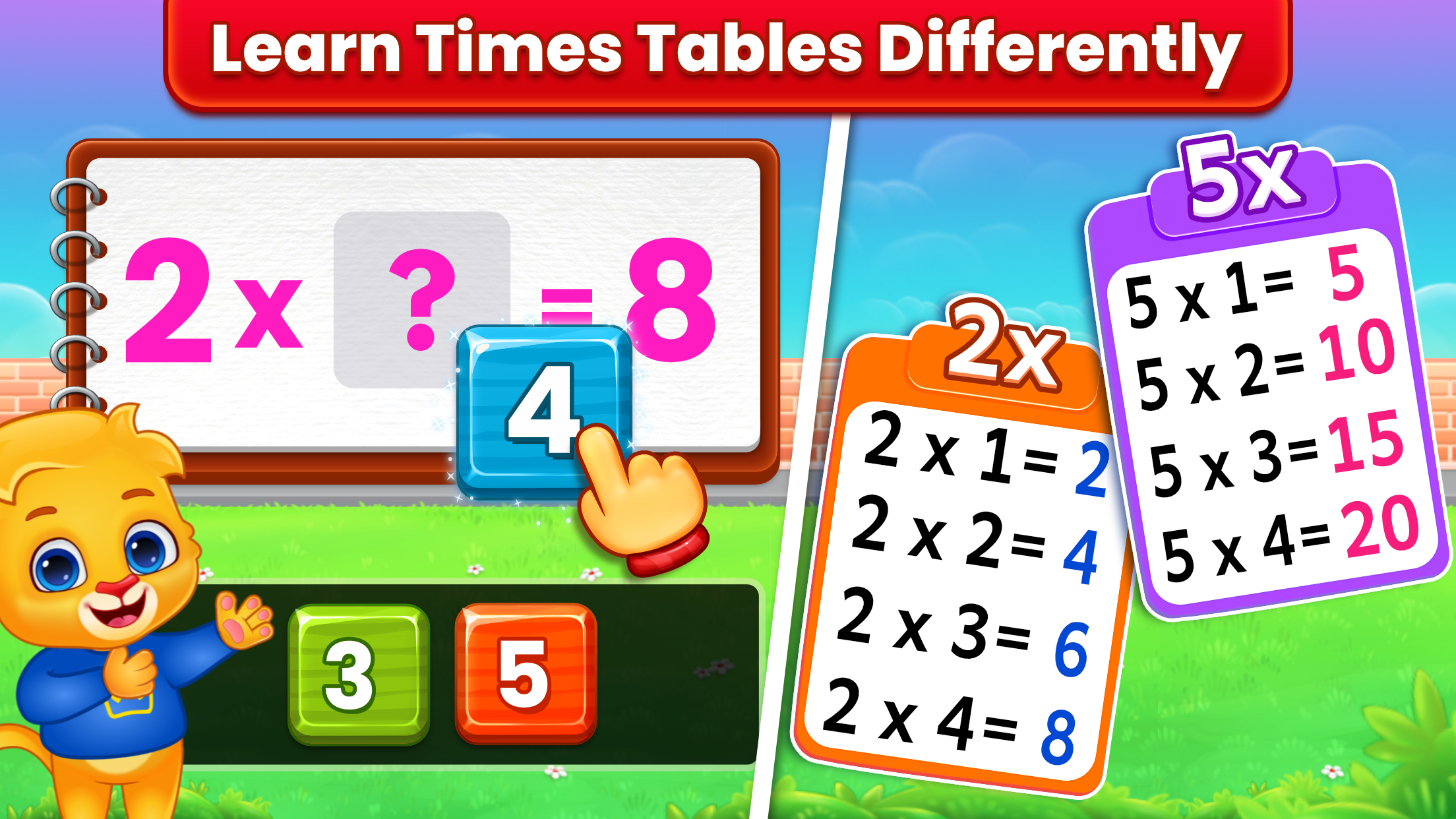 اسکرین شات 2 بازی Kids Multiplication Math Games