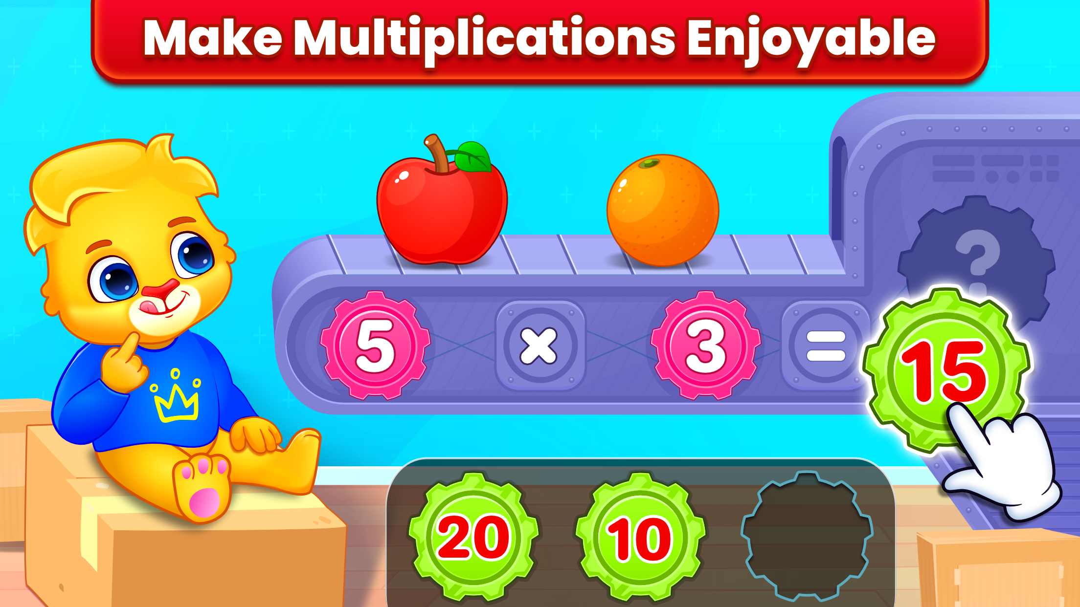 اسکرین شات 7 بازی Kids Multiplication Math Games