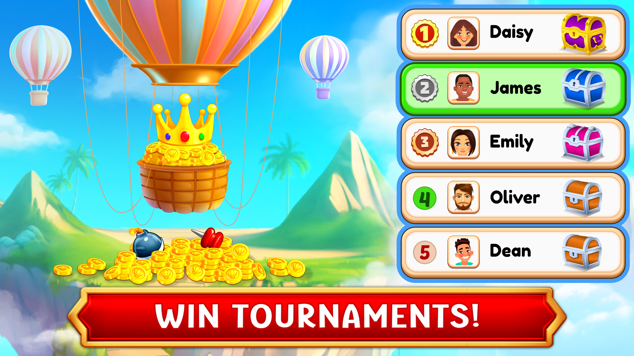 اسکرین شات 1 بازی Balloon Pop: Match 3 Games