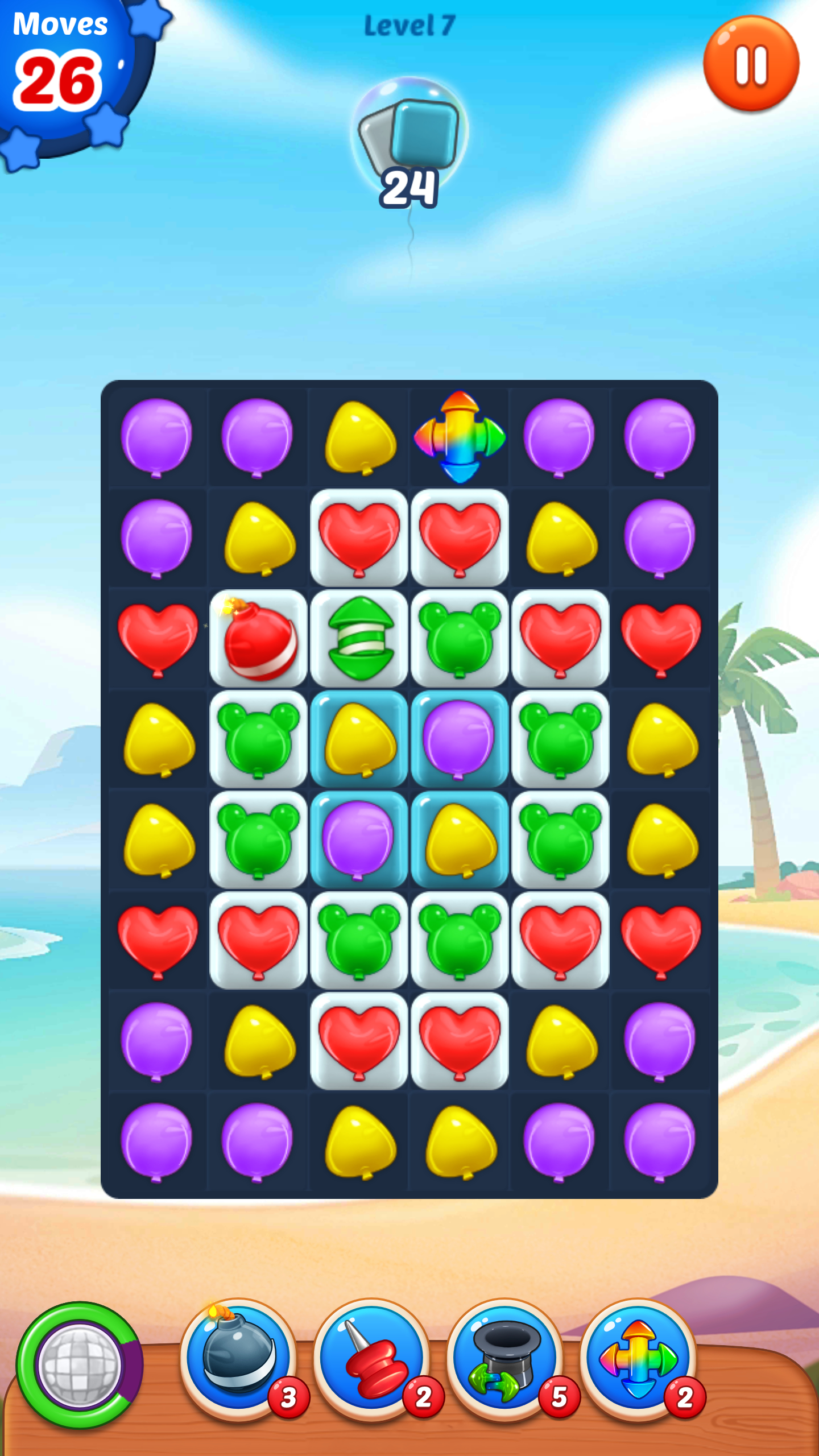 اسکرین شات 8 بازی Balloon Pop: Match 3 Games