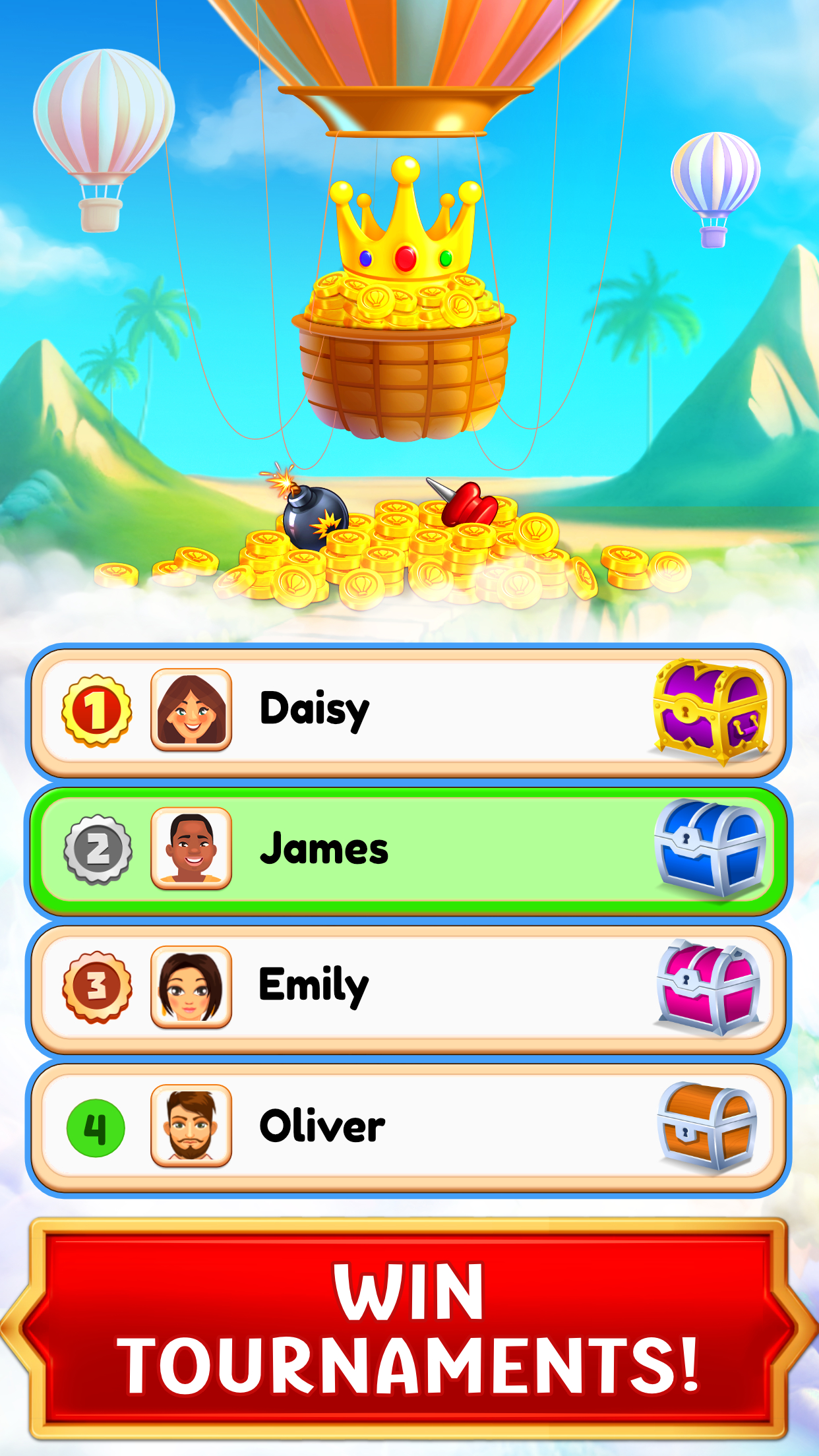 اسکرین شات 1 بازی Balloon Pop: Match 3 Games